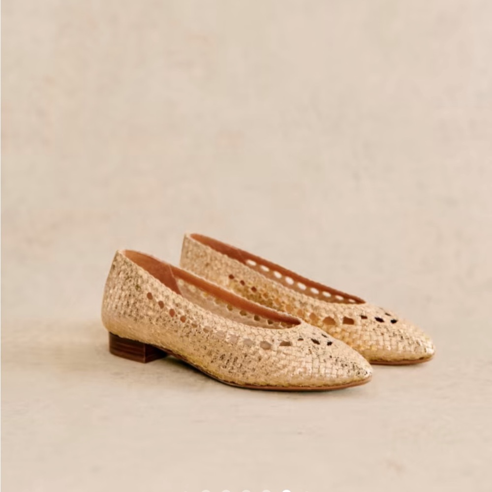 ✨Sezane Low Anya Ballerinas